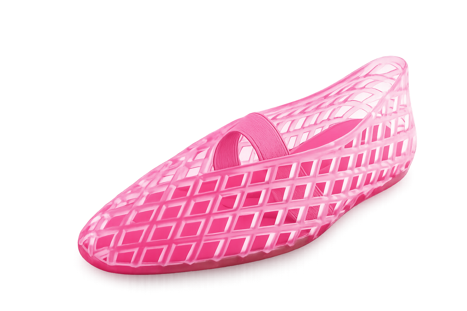 Pink jelly flat shown as a white label ready-to-brand style