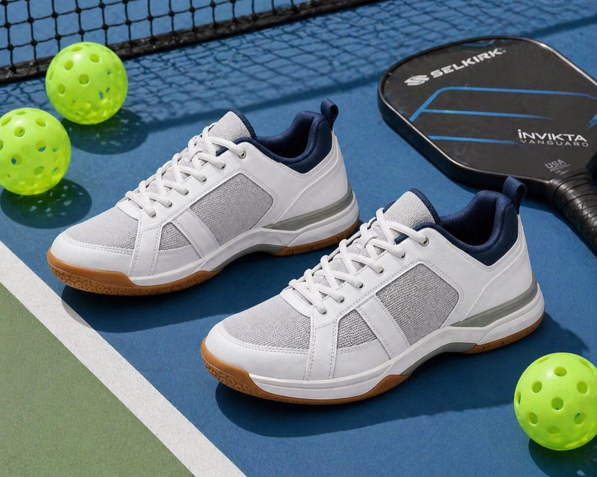 Pickleball sneakers on court