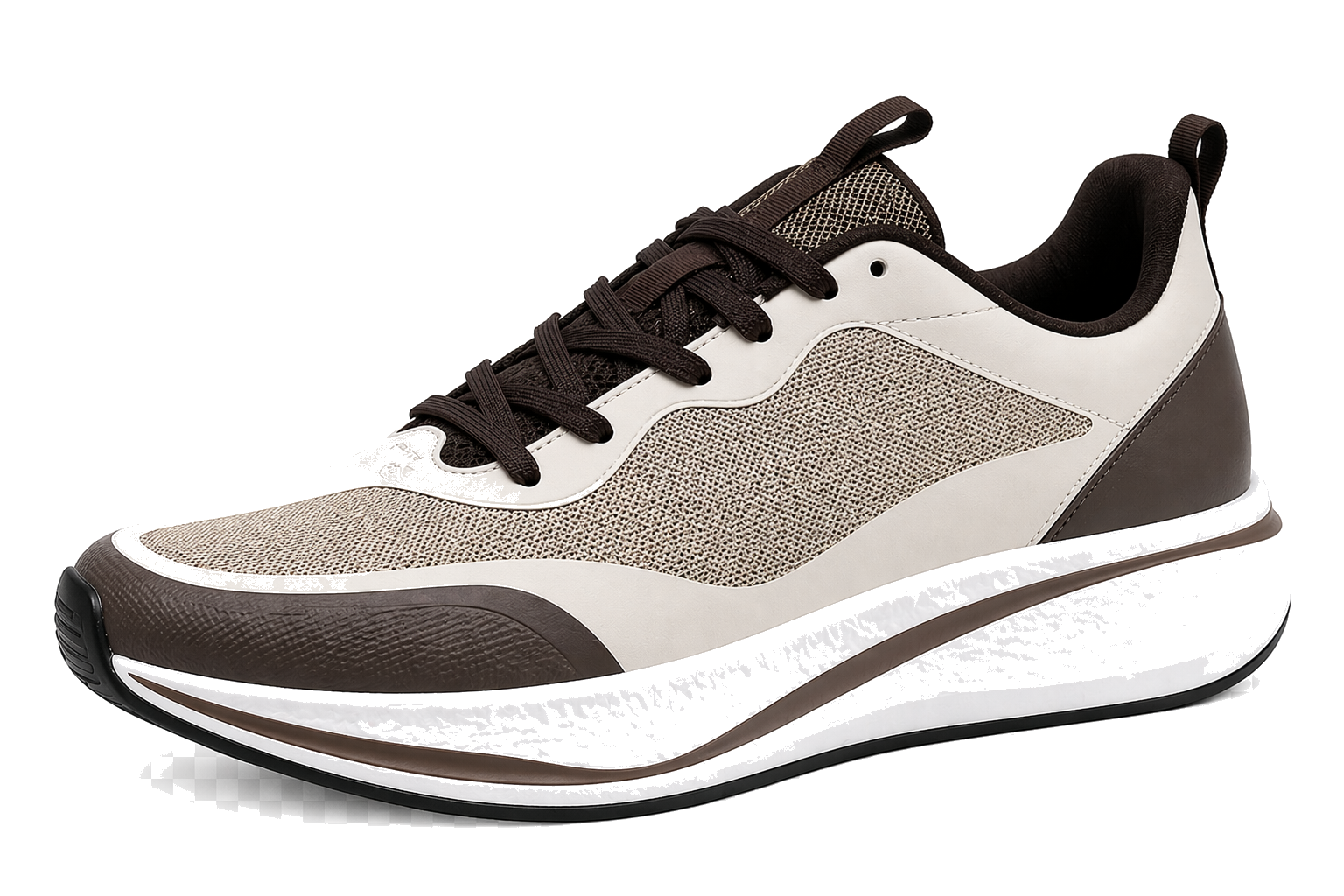 Men's running sneaker with cushioned sole
